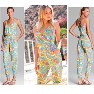 Trina Turk Cosmos Jumpsuit Size Small Petite